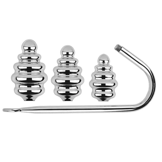Hook Set 8826 Screw-in Ribbed Anal GreatBenefit 1012